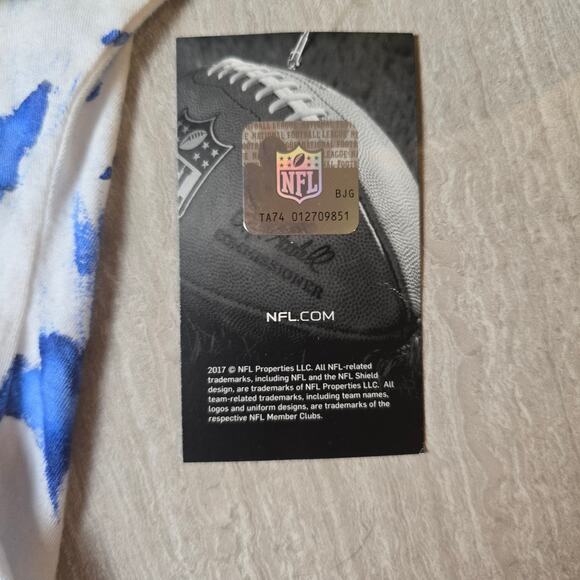 Majestic Threads Women's Los Angeles Rams Tie-Dye Long Sleeve V-Neck T-Shirt - Picture 6 of 10